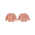 thumbnail image 2 of Gupgi Chandails de Pâques pour Tout-Petits 0-3 Ans Bébé Lapin Carotte Imprimé Pull Manches Longues Col Rond Côtelé, 2 of 9