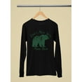 thumbnail image 2 of Don't Mess With Mama Bear Tee Long Sleeve Women's, 2 of 4