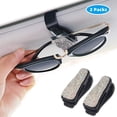 thumbnail image 1 of Sunglass Holder for Car Sun Visor Auto Glasses Clip Hanger Bling Rhinestone, 1 of 1