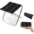 thumbnail image 1 of Folding Stool Camping Stool Outdoor Mini Fold Up Portable Lightweight Chair with Carry Bag for Fishing Hiking Backpacking Travelling BBQ Foldable Stoo, 1 of 5