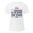 thumbnail image 4 of UngA 250 Years American Anniversary 250th Independence Day Men Shirts (White,L), 4 of 5