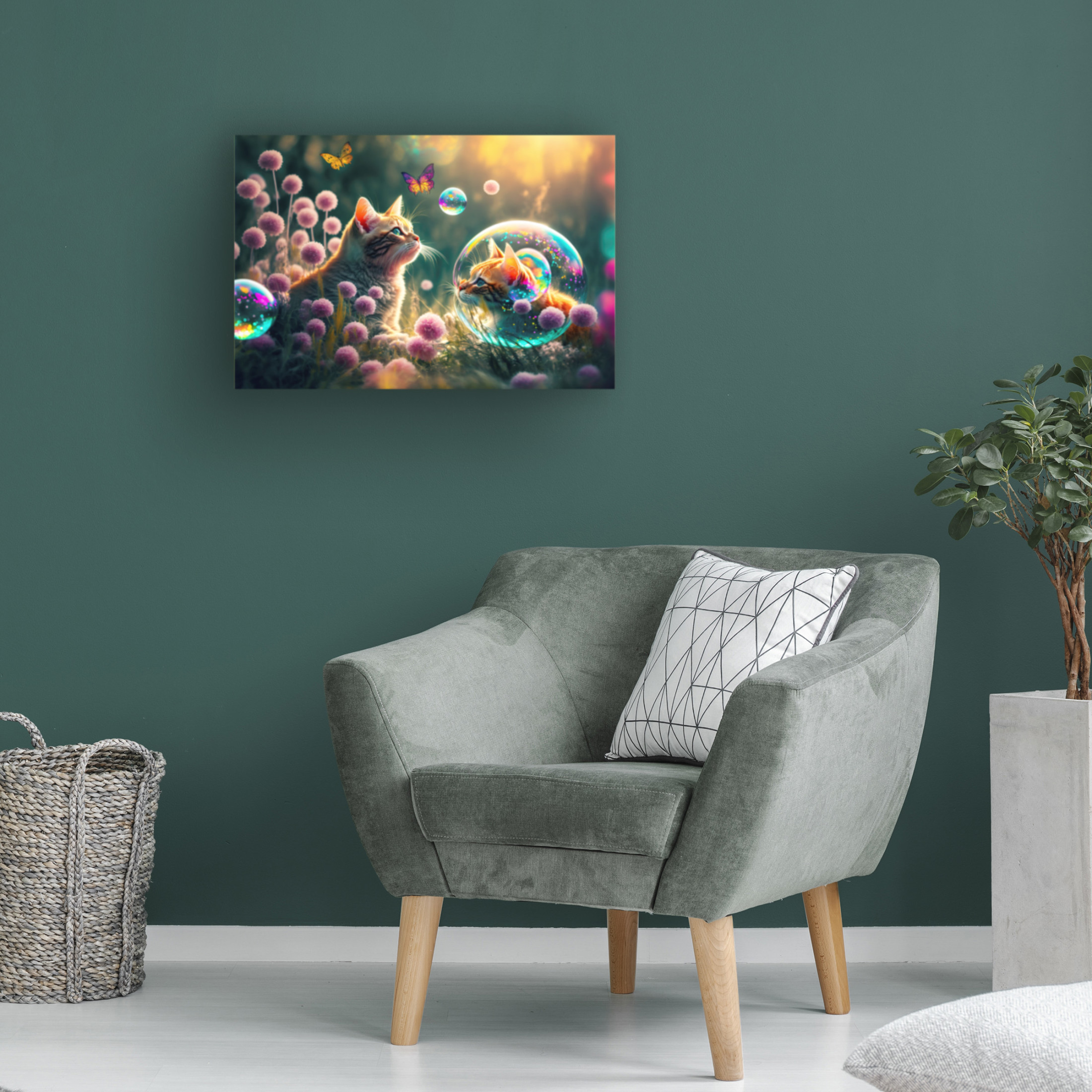 Canvas Wall Art - Ray Heere 'Mystical Morning 4' Wall Art for Living Room, Bedroom, or Office Décor by Trademark Fine Art - 19 x 12 Inches