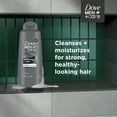 thumbnail image 6 of Dove Men+Care Purifying Daily Shampoo Charcoal and Clay Plant Based Cleanser, 20.4 oz, 6 of 11