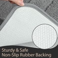 thumbnail image 3 of Softlife Absorbent Bathroom Rug Soft Microfiber Washable Bath Mat,24"x17",Grey, 3 of 6