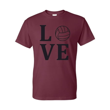 Love Volleyball Mens  Short Sleeve (Best Volleyball Jersey Designs)