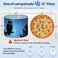 thumbnail image 2 of Linen Drum Lampshades Owl Starry Blue Night Dark Forest Silhouette Nature Wilderness Art 13"x13"x10" Light Shade for Table Lamps Floor Lamp Shades Lampshade Replacement Assembly Required, 2 of 8