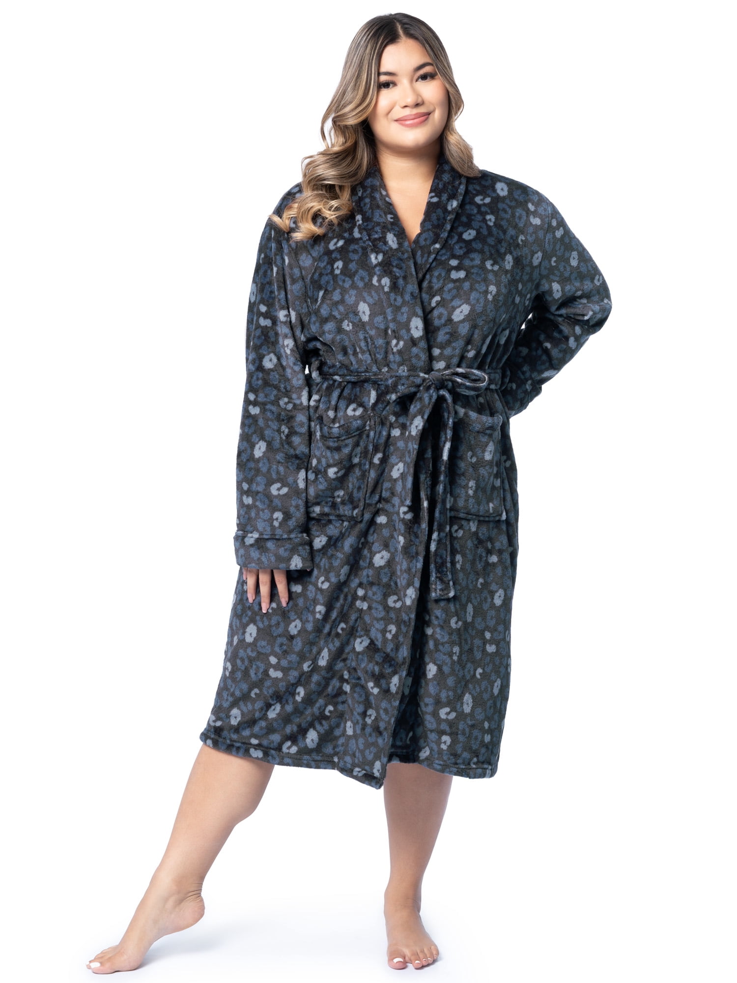 Fruit of the Loom Women's Beyond Soft Fleece Robe, Sizes XS/S-4X