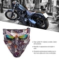 thumbnail image 3 of Máscara facial con calavera, gafas para motocicleta, bicicleta, carreras, esquí, arena, protección contra el viento, gafas para casco (G112), 3 of 9