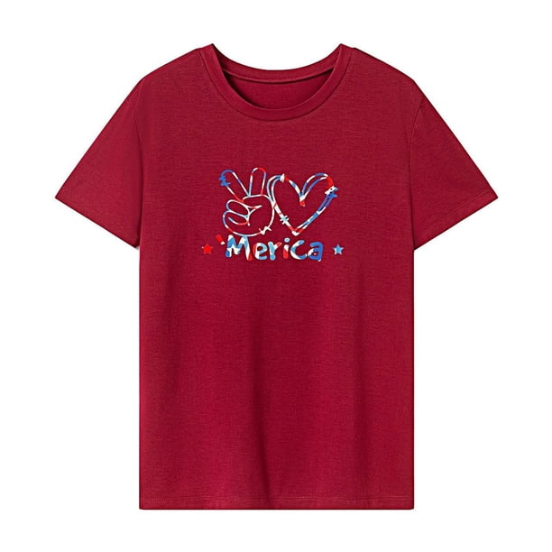 Camiseta para Mujer Ropa de Verano Camiseta con Cuello Redondo para Vacaciones, Viajes, Viajes de Camping S