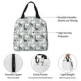 thumbnail image 2 of Kdxio African Animals Print Insulated Lunch Bag,Reusable Tote Lunch Box for Women Men,Leakproof Cooler Lunch Bags for Work Office Travel Picnic, 2 of 6