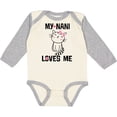 thumbnail image 3 of Inktastic My Nani Loves Me Girls Girls Long Sleeve Baby Bodysuit, 3 of 5