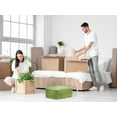 thumbnail image 6 of Unique Bargains 1 Pack Clothes Storage Bags Moving Bags Green 21.5*14*8in, 6 of 7