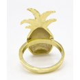 thumbnail image 4 of Fennco Styles Stylish Pineapple Metal Napkin Rings - Set of 4, 4 of 11