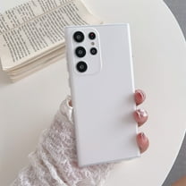 SaniMore Case for Samsung Galaxy S24 Plus 6.7" 2024 Release, Matte Wera-resistant Anti-scratch Back Cover Ultra-thin Lightweight Shockproof Lens All-inclusive Luxury Fashion Cover For S24 Plus, White