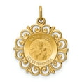 thumbnail image 1 of Beautiful 14k Matka Boska Medal Charm, 1 of 2