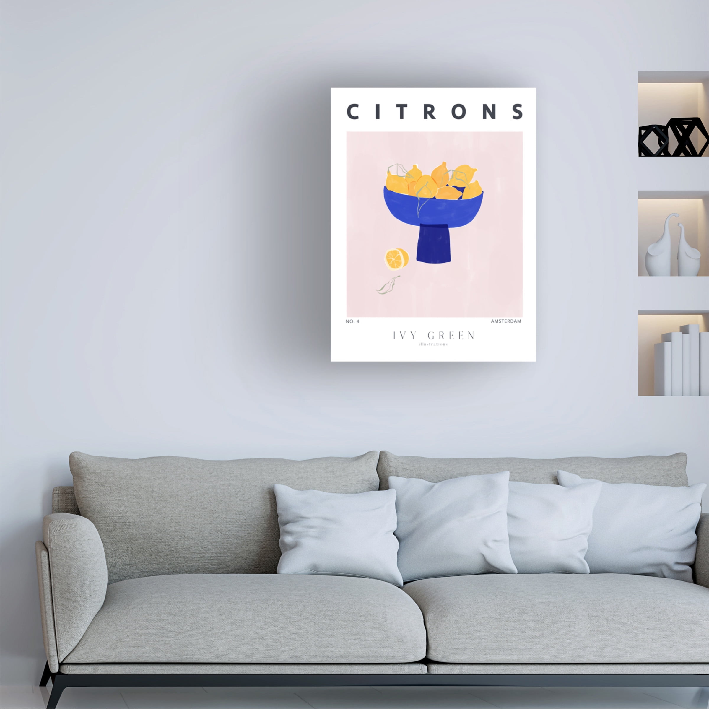 Ivy Green Illustrations 'Lemons' Canvas Art