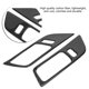 thumbnail image 1 of Manija De Puerta Interior De Coche De Fibra De Carbono Cubierta De Cuenco Embellecedor Adhesivo Ligero Lujo Elegante Mustang 2015-2017, 1 of 7