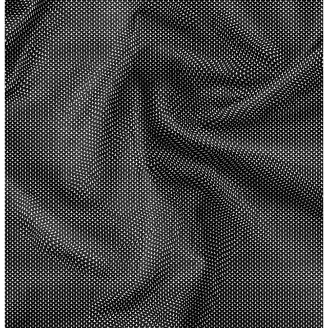 Soimoi Tissu Poly Georgette Tissu Imprimé Damas Fleur_de_lis 1 Yard 52 Pouces de Large