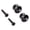 Trumpet mouth black, variant on 2pack Easyly Install Rusts Strap Buttons Locking Pegs Bass for Guitar and Ukulele