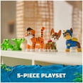 thumbnail image 3 of Paw Patrol: Jungle Pups Chase, Tracker & Tiger Figures, Toys for Kids Ages 3 and Up, 3 of 7