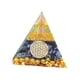 thumbnail image 1 of JShteea Pirámide Cristal Meditación Curativa 5 CM Que Atrae Riqueza Suerte Reduce El Estrés (F), 1 of 9