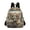 Cute Bear Eat Ice Cream, variant on JIALIOU Mini Backpack Purse for Women Quilted Casual Daypack Small Travel Shoulder Bag, Colorful Turtle