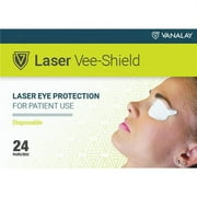 Vee-Shield Laser Eye Protector, One Size Fits Most, Vanalay LLC 816023, 24 Count