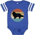 thumbnail image 3 of Inktastic Sheltie Dog Retro Sunset Boys or Girls Baby Bodysuit, 3 of 5