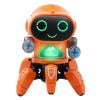 Smart Electric 6 Claw Robot Singing Dance Light Kid Educación Juguete (Naranja) Ehuebsd libre de BPA