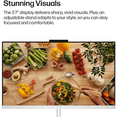 thumbnail image 5 of Newest HP OmniStudio 27" FHD Touchscreen All-in-One Desktop Computer, Intel 8-Core Ultra 7 355 Processor, 16GB DDR5 RAM 512GB Storage , Wireless Keyboard & Mouse, Windows 11 Home, White, 5 of 9