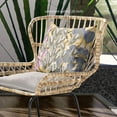 thumbnail image 2 of Tulip Bouquet Indoor/Outdoor Pillow with Removable Cover in Gray Pink Yellow Blue20x20, 2 of 5