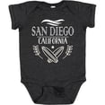 thumbnail image 3 of Inktastic San Diego California Cute Surfing Boys or Girls Baby Bodysuit, 3 of 5