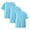 Blue, variant on ZZwxWA Online Shopping 3 Pack Girls Shirts Short Sleeve Shirt Girls T Shirts Soft Basic Tees Kids Tshirts Solid Summer Top T-Shirt Newborn Girl Clothes