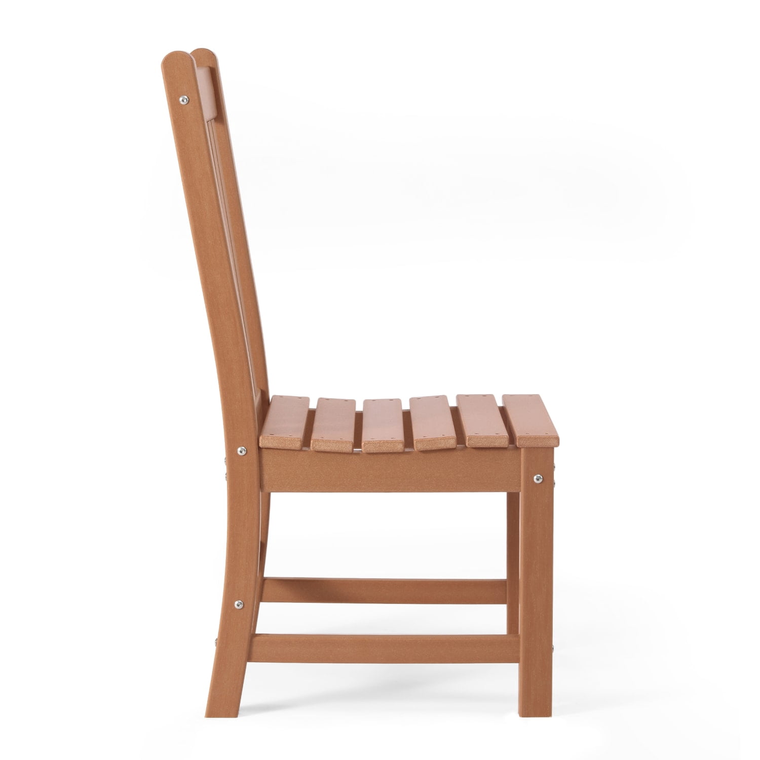WestinTrends Malibu Outdoor Patio Dining Chair, Teak