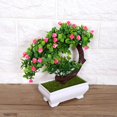 thumbnail image 3 of HSHDLDF Artificial Plant Potted Fake Flower Potted Fake Flower Tree Potted Fake Blossom Flower Potted for Home Living Room Office Desktop Decor (Crescent Moon), 3 of 6