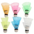 thumbnail image 1 of Miangastore 12Pcs Nylon Shuttlecocks Training Plastic Badminton with Great Stability and Durability for Sports, 1 of 8