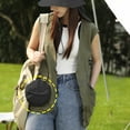 thumbnail image 4 of Vêtements de Randonnée Cool Chapeau de Pluie Visière de Plage Locale Phrase Chapeau Souple pour Hommes Plage Femmes Sac Chapeau pour Femmes avec Trou pour Queue de Cheval Chapeau pour Hommes Visière Extérieure Mariée Chapeau de Course Été Mince Chapeau de Pêcheur, 4 of 4