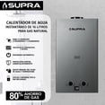 thumbnail image 4 of Calentador de agua instantáneo SUPRA 16 Lt/min Gas Natural, 3.5 servicios BOILEX 16L-GN, 4 of 8