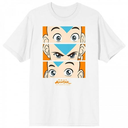 Avatar: The Last Airbender Aang Expressions Grid T-Shirt-XLarge