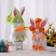 thumbnail image 4 of Clear 5 Pair Conejito de Pascua Gnomo Felpa Elfo Decoración Hecha a mano Conejo Escandinavo Tomte Decoración, 4 of 4