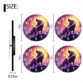 thumbnail image 2 of Non-Ticking Silent Wall Clocks Battery Operated Personalized Decor Clock for Living Room,Bedroom-Majestic Wolf Howling On Top Of Mountain At Sunset(16inch), 2 of 4