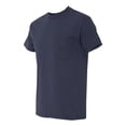 thumbnail image 2 of Gildan Mens Heavy Cotton Pocket T-Shirt , S, Navy, 2 of 2
