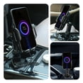 M optimized Car Cup Holder Mount Wireless Charging Adjustable Quick ...