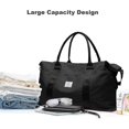thumbnail image 2 of Bolsos de viaje para mujer, equipaje de mano de fin de semana para mujer, bolso deportivo para gimnasio, bolso de lona para entrenamiento, bolso de hombro para pasar la noche apto para compu, 2 of 5