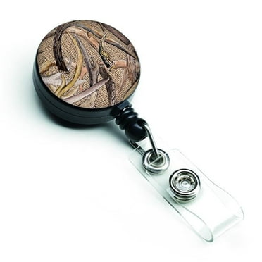 Carolines Treasures 8732BR Deer Horns Retractable Badge Reel