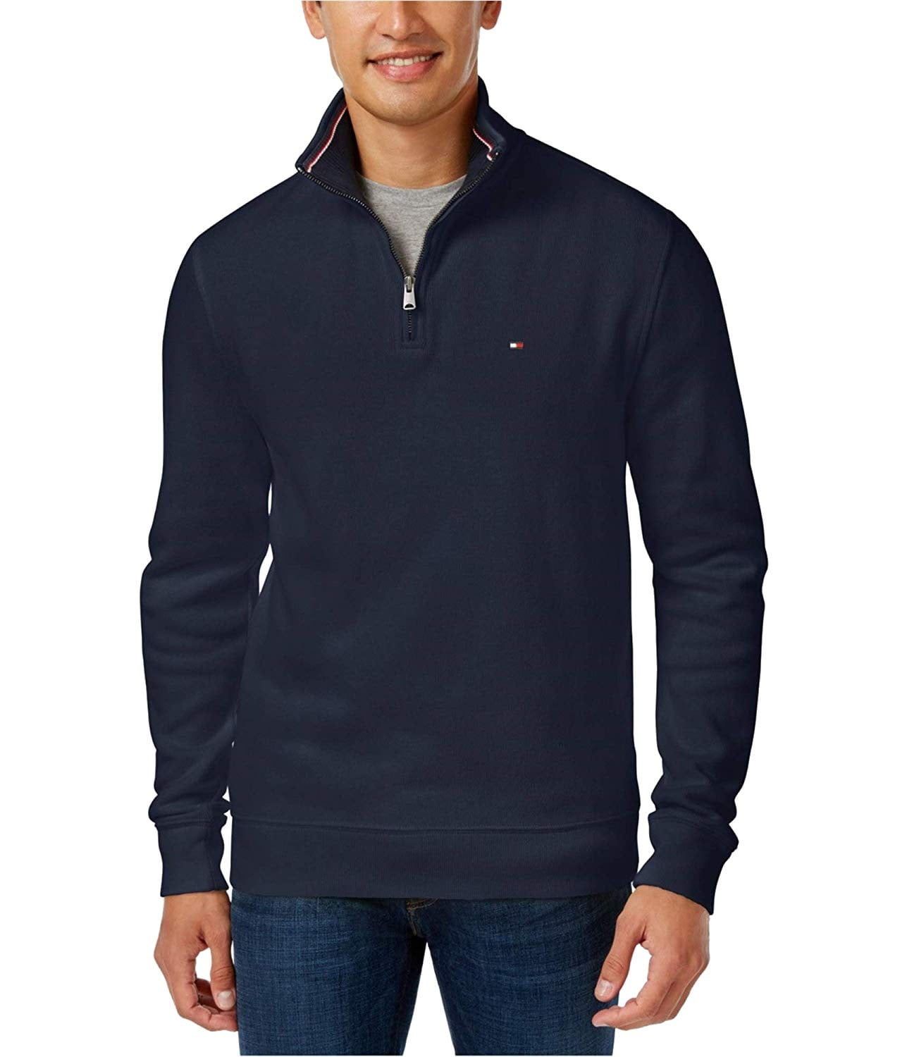 Tommy Hilfiger Tommy Hilfiger NEW Blue Mens Size Large L 1/2 Zip