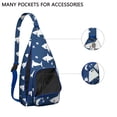 thumbnail image 4 of Underwater World Sling Backpack - Mystical Dolphin & Whale Cartoon Pattern, Multi-Pocket Daypack for Photography, 4 of 4