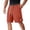 Orange, variant on Lightweight Shorts for Men’s Color Block Athletic Shorts, Elastic Waist Loose Breathable Casual Shorts, Summer Lightweight Fashion Gym Short Pants Green 30