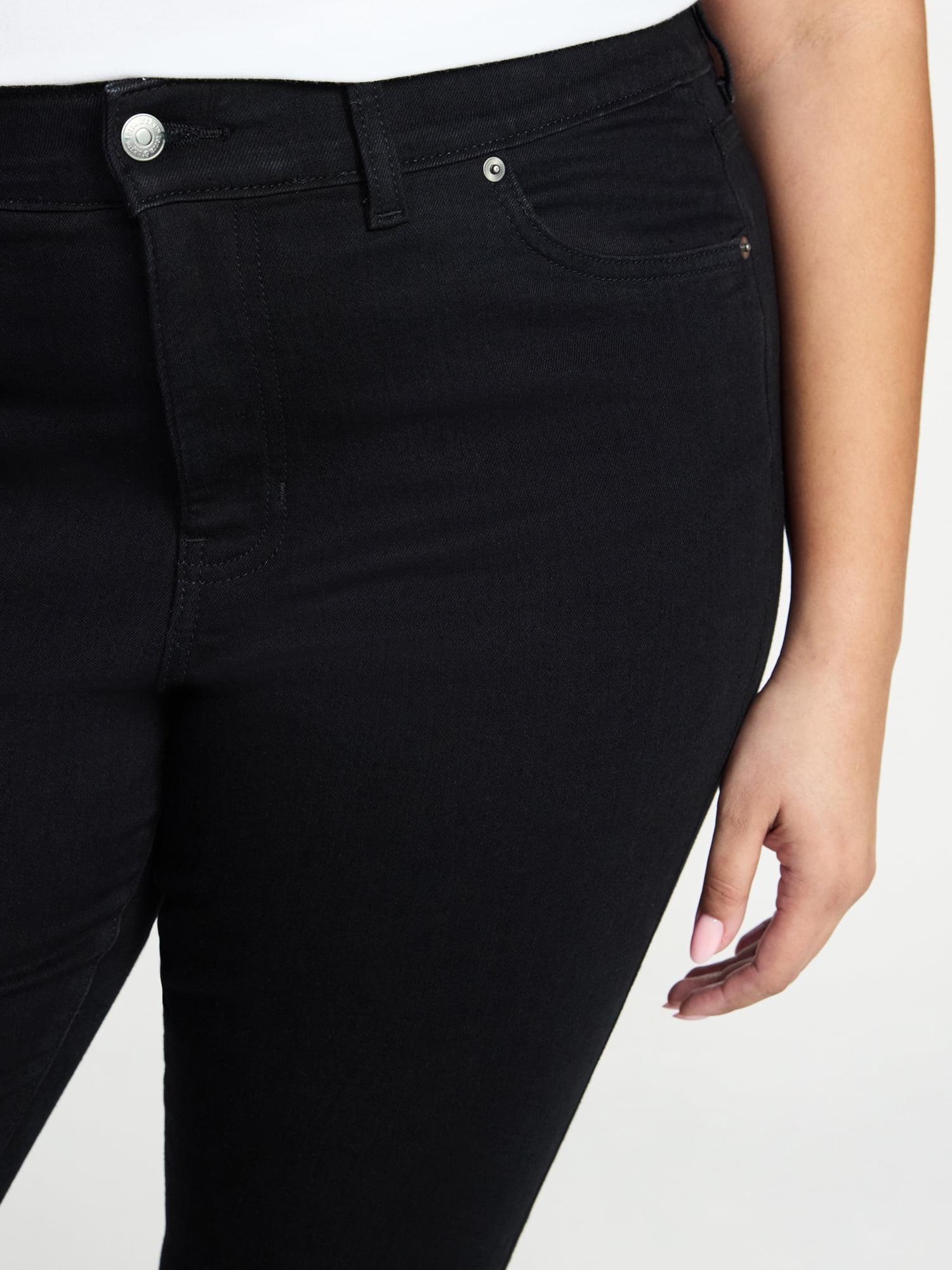 Terra & Sky Women's Plus Signature Denim Skinny Jeans with Control Panel, Sizes 16W-26W