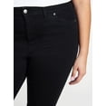 thumbnail image 4 of Terra & Sky Women's Plus Signature Denim Skinny Jeans with Control Panel, Sizes 16W-26W, 4 of 5